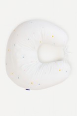 Perna pentru gravide si alaptare, husa detasabila din bumbac 100% si umplutura antialergica BabySoft , Airy bej, Amy