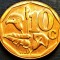 Moneda 10 CENTI - AFRICA de SUD, anul 2012 *cod 1754 B - ISEWULA AFRIKA = UNC