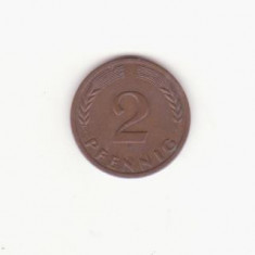 Germania (R.F.G.) 2 pfennig 1962 non-magnetic litera J