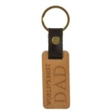 Breloc de lemn cadou personalizat pentru tată, CMCLASS