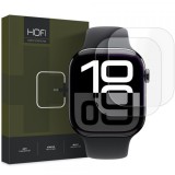 Folie Protectie HOFI HYDROFLEX PRO+ pentru Apple Watch 46mm Series, Set 2 bucati, Plastic