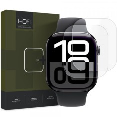 Folie Protectie HOFI HYDROFLEX PRO+ pentru Apple Watch 46mm Series, Set 2 bucati, Plastic