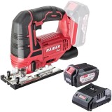 Raider RDP-SJS20 + RDP-R20 - Fierastrau pendular + Set 1 acumulator si incarcator Li-Ion 20 V 4 Ah