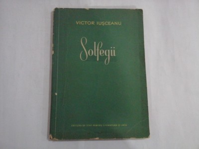SOLFEGII - Victor IUSCEANU foto