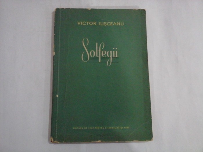 SOLFEGII - Victor IUSCEANU