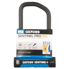 Antifurt Bicicleta Oxford Sentinel Pro U-Lock 260mm x 177mm Otel Negru LK324