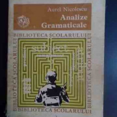 Analize Gramaticale - Aurel Nicolescu ,542591