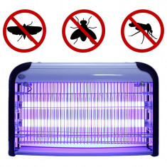 Aparat UV profesional anti-insecte, 2x15W, 80 mp, pentru interior, Sanico foto