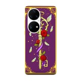 Husa compatibila cu Huawei Nova Y70 model The key of love, Silicon, TPU, Viceversa, Transparent, Carcasa