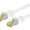Patch Cord S/FTP Cat6a Alb 10m LSZH