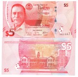Belize 5 Dolari 2025 P-74 UNC