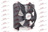 Ventilator radiator Honda Cr-V 12-18, motor: 2.4, 300 mm; 2 pini, SRLine, 38611-RMX-A51; 38615-5LA-A01