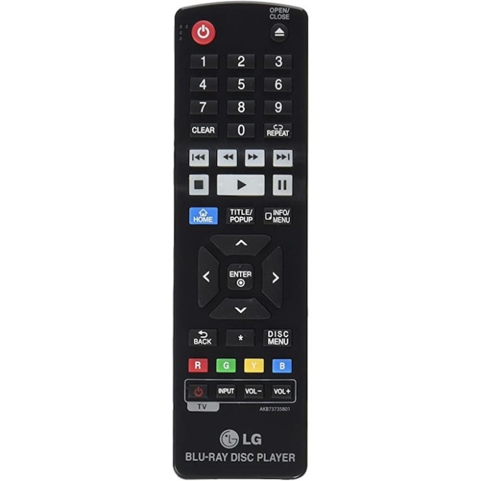 Telecomanda pentru Blu-ray Disc Player, AKB73735801, Negru