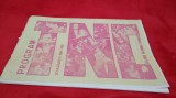 PROGRAM TEATRUL NATIONAL CRAIOVA -STAGIUNEA 1984-1985 -COPERTI RUPTE
