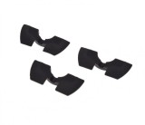 Amortizoare Vibratii Cauciuc Xiaomi M365/Pro (0.6/0.8/1.2mm) Negru - Eliminare Joc Ghidon