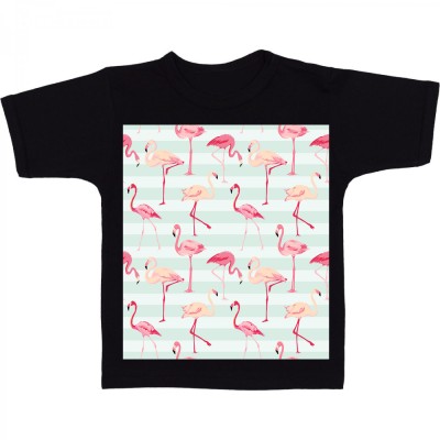 Tricou &amp;quot; Flock of pigeons be a flamingo &amp;quot; foto
