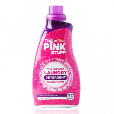 Detergent lichid pentru rufe colorate 30 splalari 960ml THE PINK STUFF foto