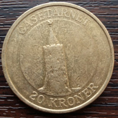 (M954) MONEDA DANEMARCA - 20 KRONER 2004, COMEMORATIVA - GASETARNET