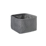 Cumpara ieftin Cos depozitare textil gri Averill 16x16x10 cm