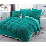 Cumpara ieftin Lenjerie Fluffy Cocolino Super Pufoasa 6 Piese, Turcoaz -JO478