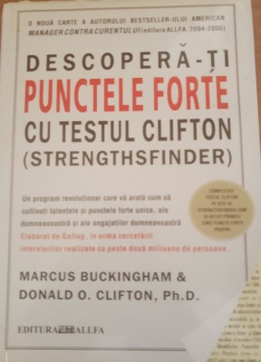 Descopera-ti punctele forte cu testul Clifton - Marcus Buckingham foto