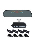 Senzori parcare cu display in oglinda wireless S306W tip OEM de 16.5mm Negru