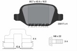 Set placute frana TEXTAR 2351703