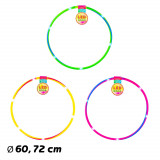 Cumpara ieftin Cerc Hula Hoop, cu led, 60-72 cm, 36 buc/set