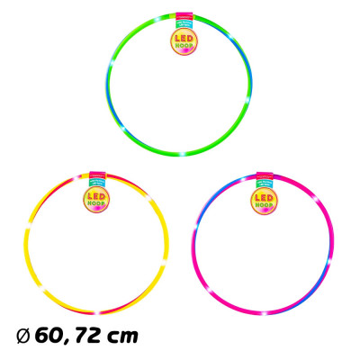 Cerc Hula Hoop, cu led, 60-72 cm, 36 buc/set foto