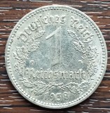 (M2092) MONEDA GERMANIA - 1 REICHSMARK 1938, LIT. E, MAI RARA, Europa