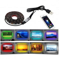 Banda LED RGB, iluminare fundal TV, 2m foto