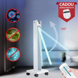 Lampa bactericida UVC 150W, portabila, cu brat mobil, timer si telecomanda, sterilizare suprafete, 120 mp, ProCart