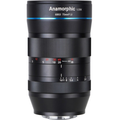 Obiectiv Sirui 75mm F/1.8 Anamorphic 1.33x pentru Canon EF-M Mount foto