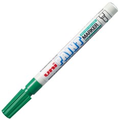 Marker cu vopsea pe baza de ulei,varf fin rotund,0.8-1.2 mm-verde