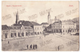 4546 - ZALAU, Salaj, Market, Romania - old postcard - used - 1907, Circulata, Printata