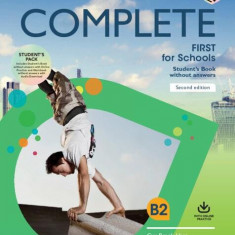 Complete First for Schools Student's Book Pack (SB wo Answers w Online Practice and WB wo Answers w Audio Download) - Paperback brosat - Guy Brook-Har