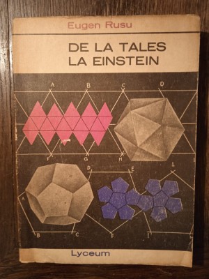 DE LA TALES LA EINSTEIN- EUGEN RUSU foto