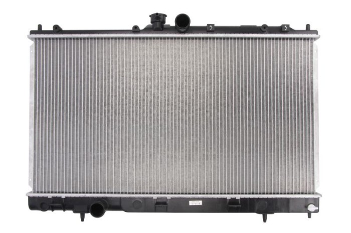 Radiator racire Mitsubishi Lancer, 06.2003-03.2007, motor 1.3, 60 kw; 2.0, 99 kw, benzina, cutie manuala, cu/fara AC, 696x375x23 mm, aluminiu/plastic