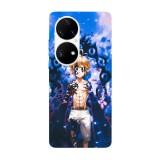 Husa compatibila cu Huawei Mate 40 model Meliodas 7 Deadly Sins, Silicon, TPU, Viceversa, Transparent, Carcasa