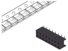 Soclu Cablu-Placă Mamă Minitek 2mm 16 PIN SMT pentru PCB 2A