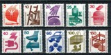 Berlin 1971 - Protectia muncii, uzuale, serie neuzata