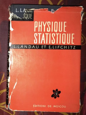 Physique statistique / L. Landau, E. Lifchitz foto
