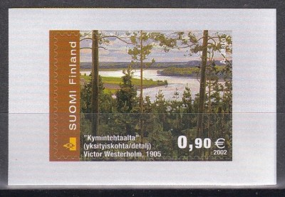 Finlanda 2002 - Peisaj finlandez - Autoadeziv, NDT, MNH foto