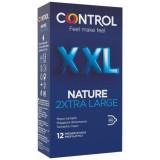 CONTROL - NATURE 2XTRA LARGE XXL CONDOMS - 12 UNITS, CONTROL CONDOMS