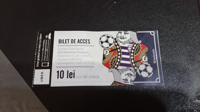 Bilet ASU Poli Timisoara