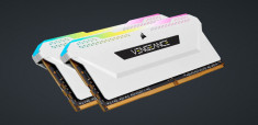 Memorie RAM Corsair Vengeance RGB PRO SL White 16GB DDR4 3200MHz CL16 Kit of 2 foto