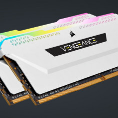 Memorie RAM Corsair Vengeance RGB PRO SL White 16GB DDR4 3200MHz CL16 Kit of 2
