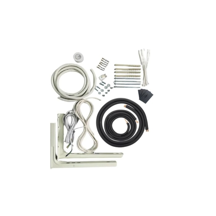 Kit instalare aer condiționat 24 000 BTU &ndash; pachet complet cu 3 m țeavă cupru,