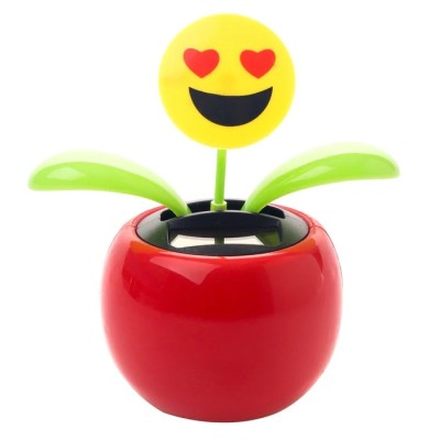 Decoratiune solara, floatre smile, multicolora, H 10.8 cm, interior foto