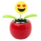 Decoratiune solara, floatre smile, multicolora, H 10.8 cm, interior
